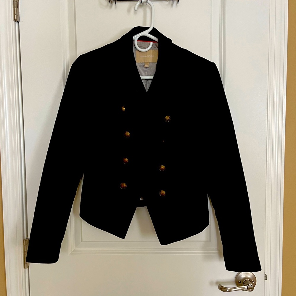 Banana Republic Women’s Classic Blazer, Black, Size 4